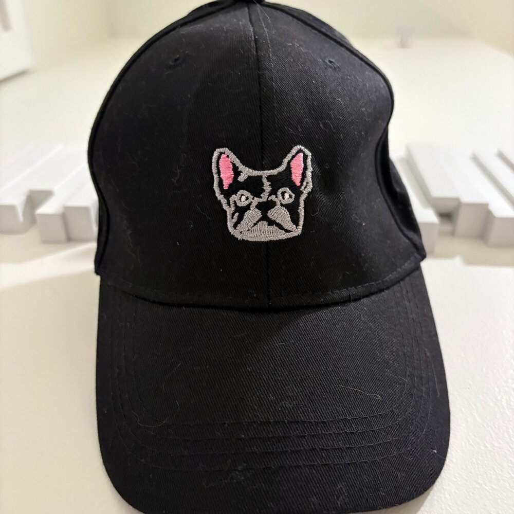 Black French Bulldog Hat